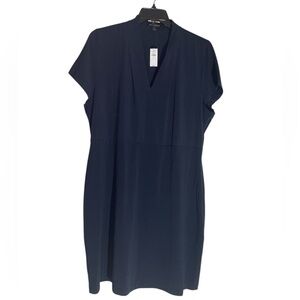 Banana Republic Navy V-neck Dress sz 18